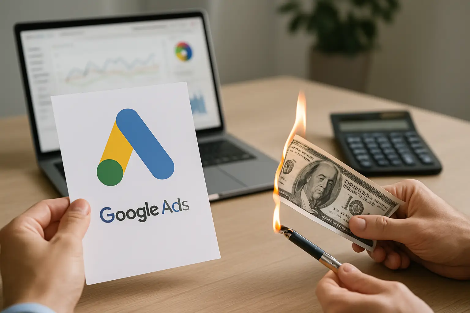 ביקורת חשבון גוגל אדס שמפסיקה שריפת תקציב